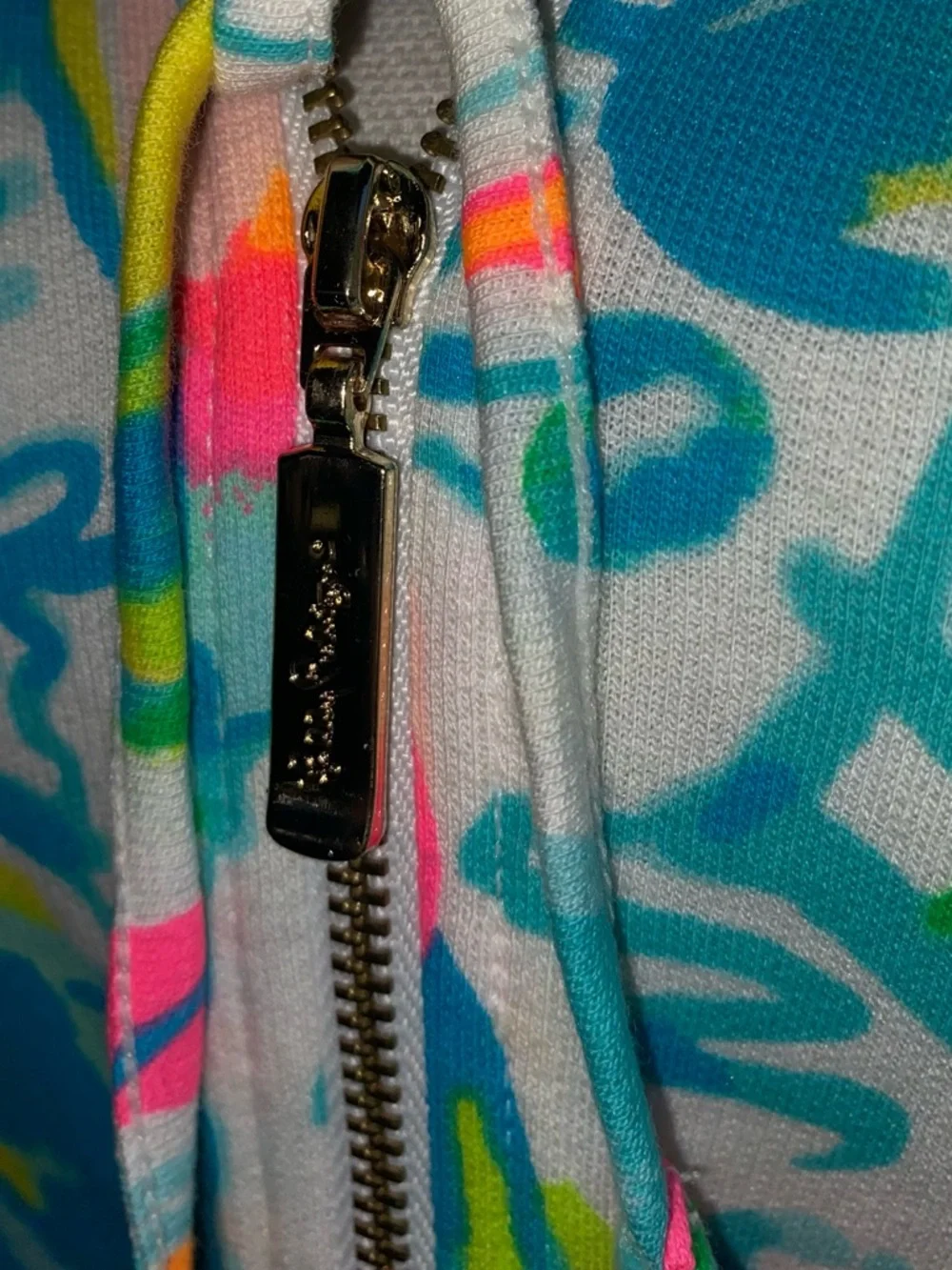 LILLY PULITZER MOORING HOODIE Sweatshirt/Jacket “Beach & Bae” MLT color Size XS - Picture 9 of 9